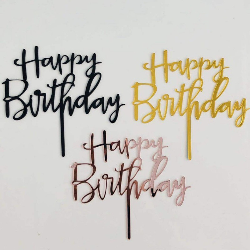 Birthday topper - rođendanska dekoracija za torte