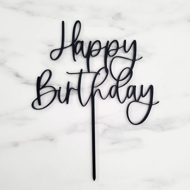 Birthday topper - rođendanska dekoracija za torte
