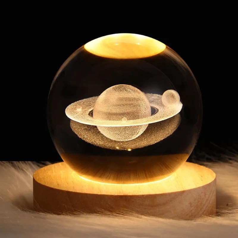 3D Galaxy Ball - Lampa u obliku kristalne kugle