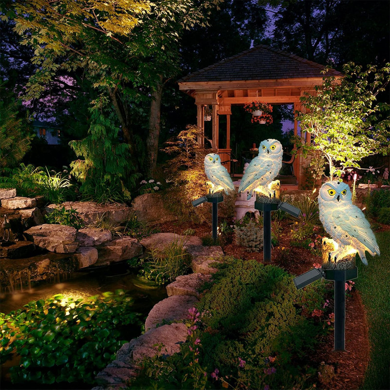 Owl LED Light – Dekorativna dvorišna lampa u obliku sove