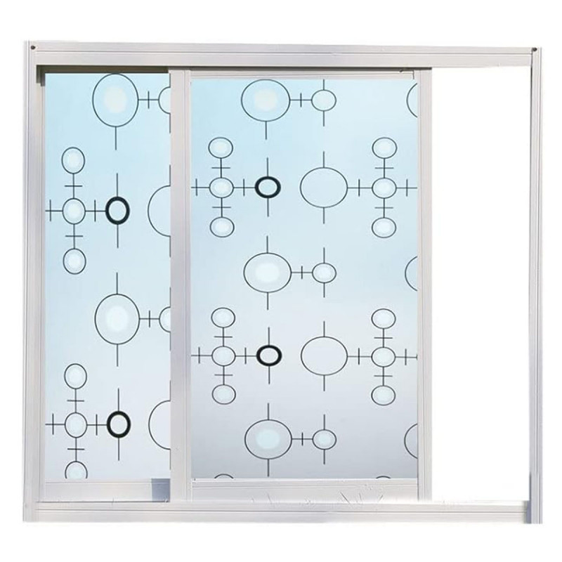 Window Film 40CM X 100CM - Folija za staklo sa dezenom KRUŽIĆA	