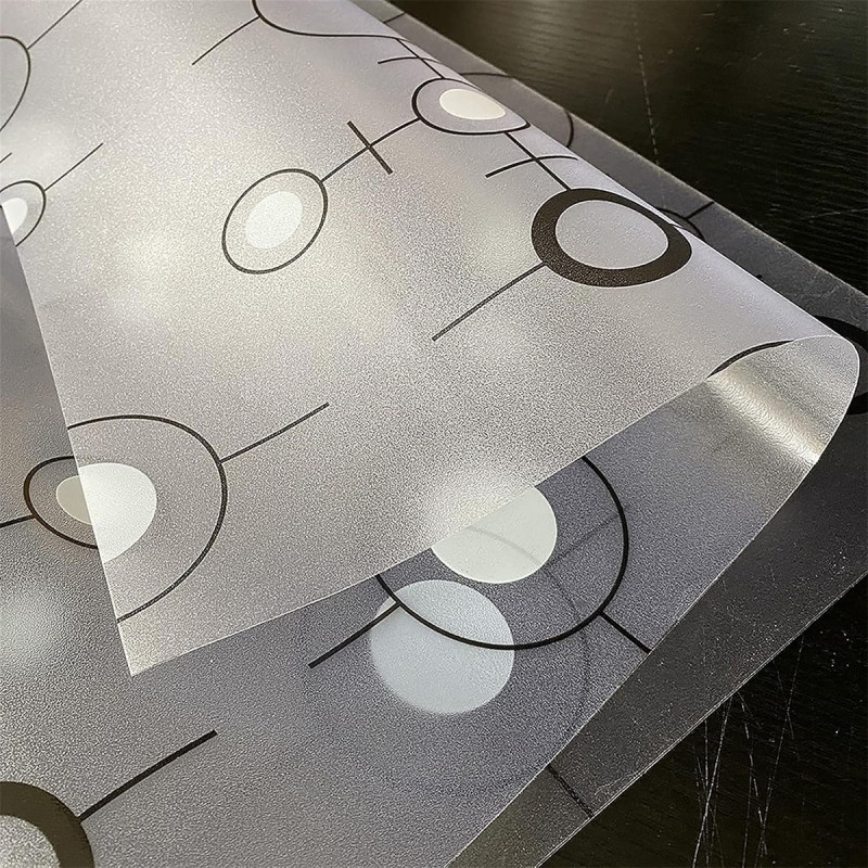 Window Film 40CM X 100CM - Folija za staklo sa dezenom KRUŽIĆA	