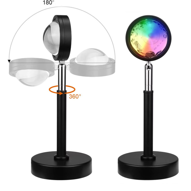 Sunset Lamp - Ambijentalna LED lampa + daljinski upravljač