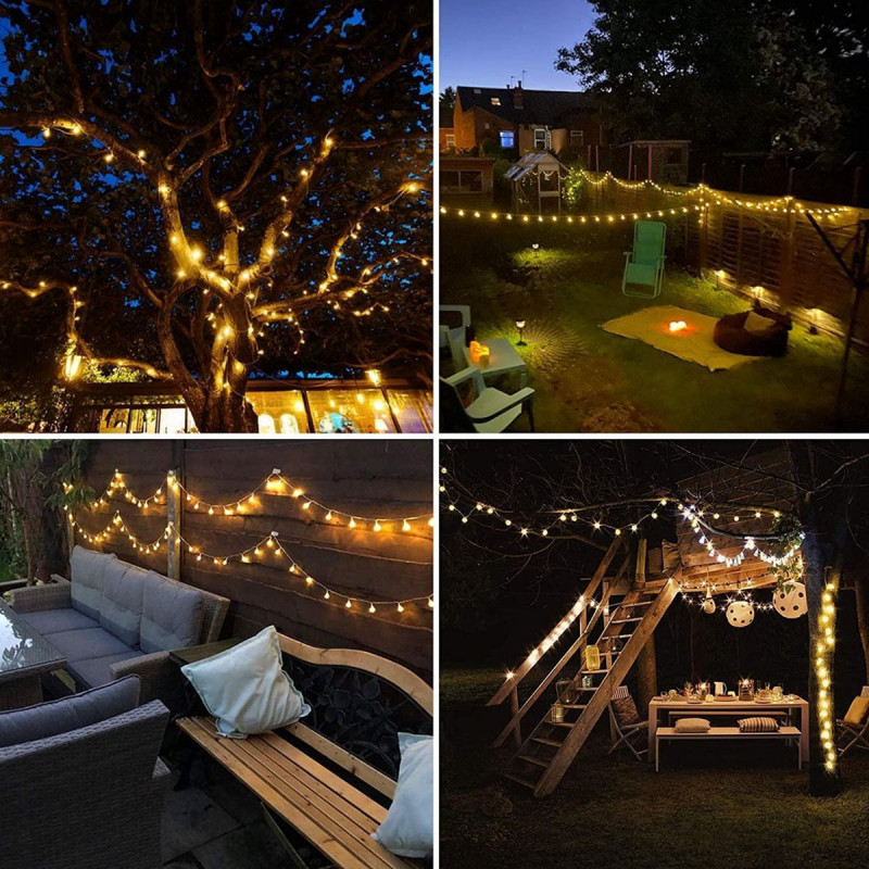 Bubbly Glow – Dekorativna lančana svetla u toplo beloj boji