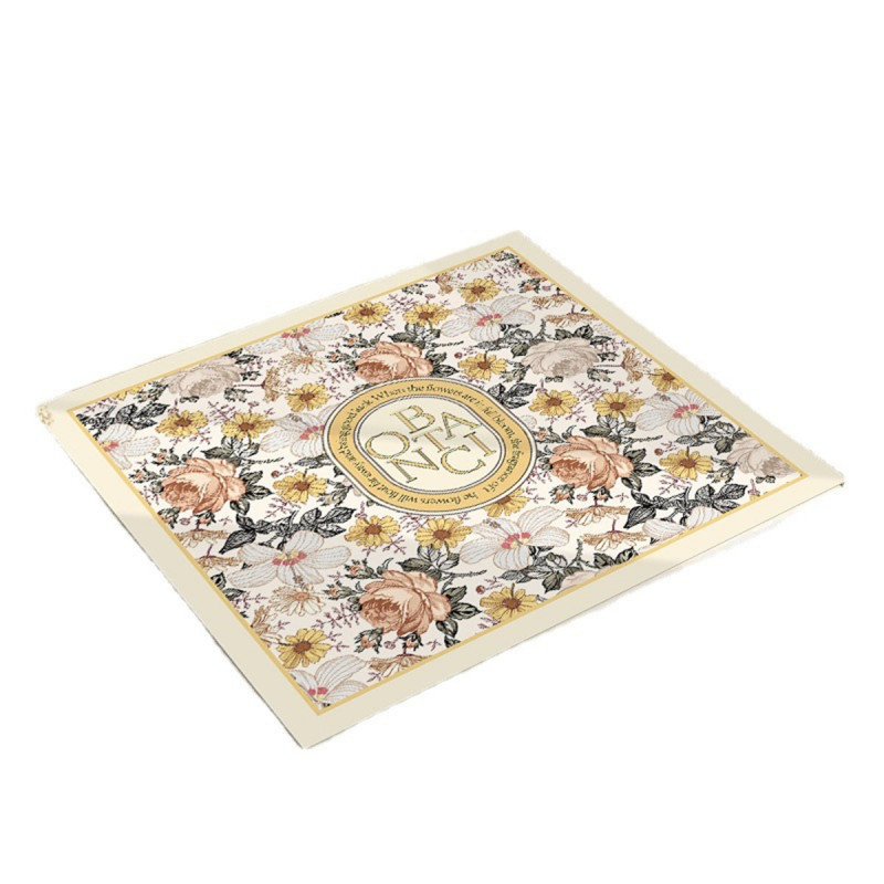 Protivklizna upijajuća podloga za veš mašinu - cvetni dezen