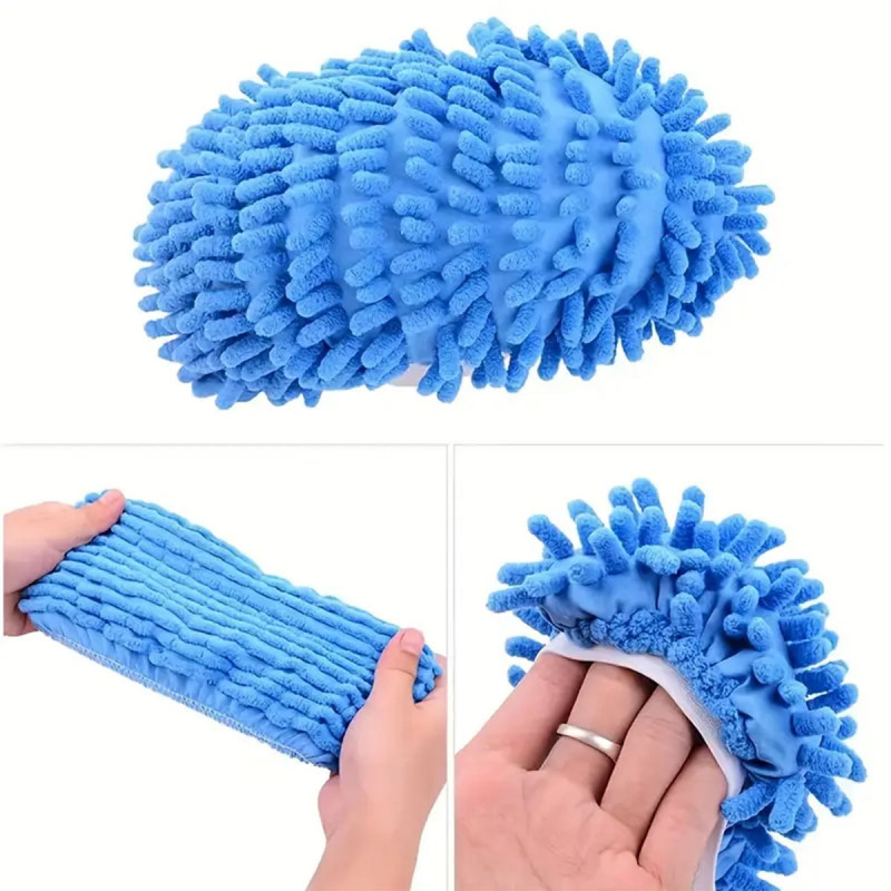 Set od 2 mikrofiber navlake za noge za čišćenje podova