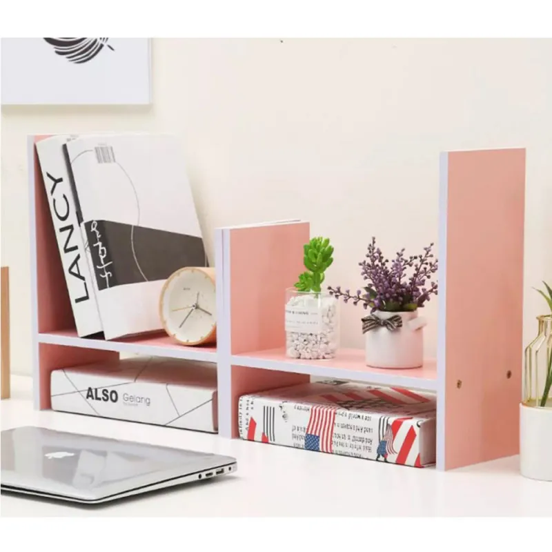 PINK Tabletop shelf - Kreativna polica za organizaciju radnog prostora