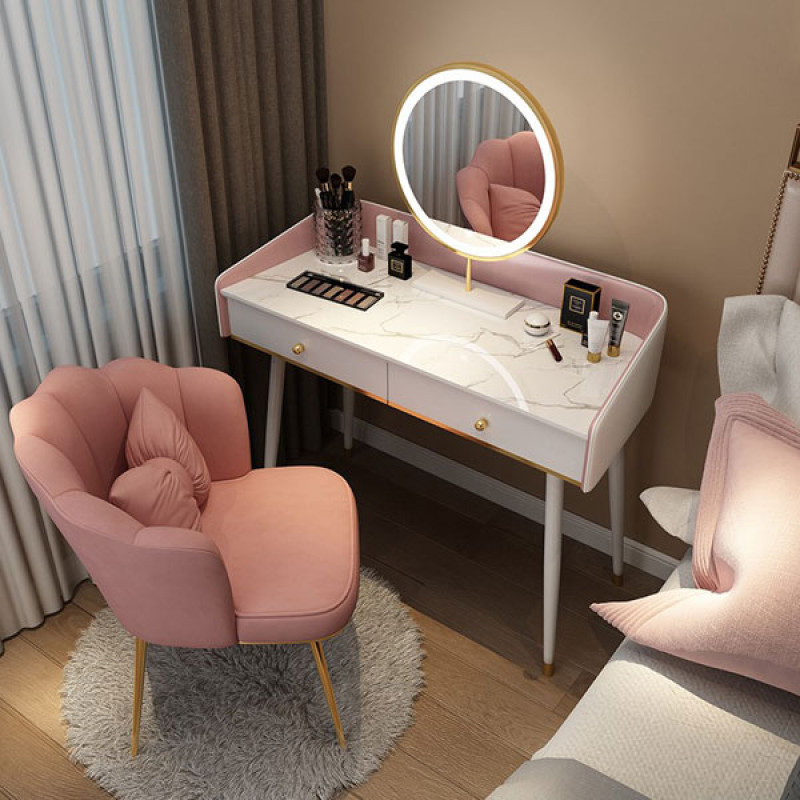 ARIEL - Rose Gold Salonska stolica sa jastučićem 