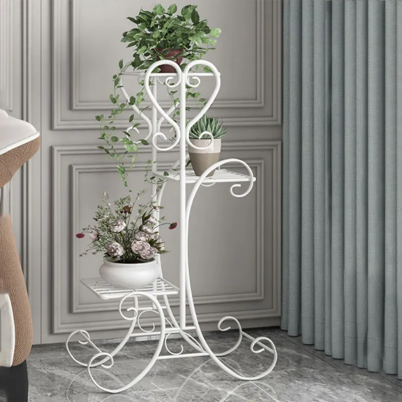 Elegantni dekorativni stalak za cveće na više nivoa