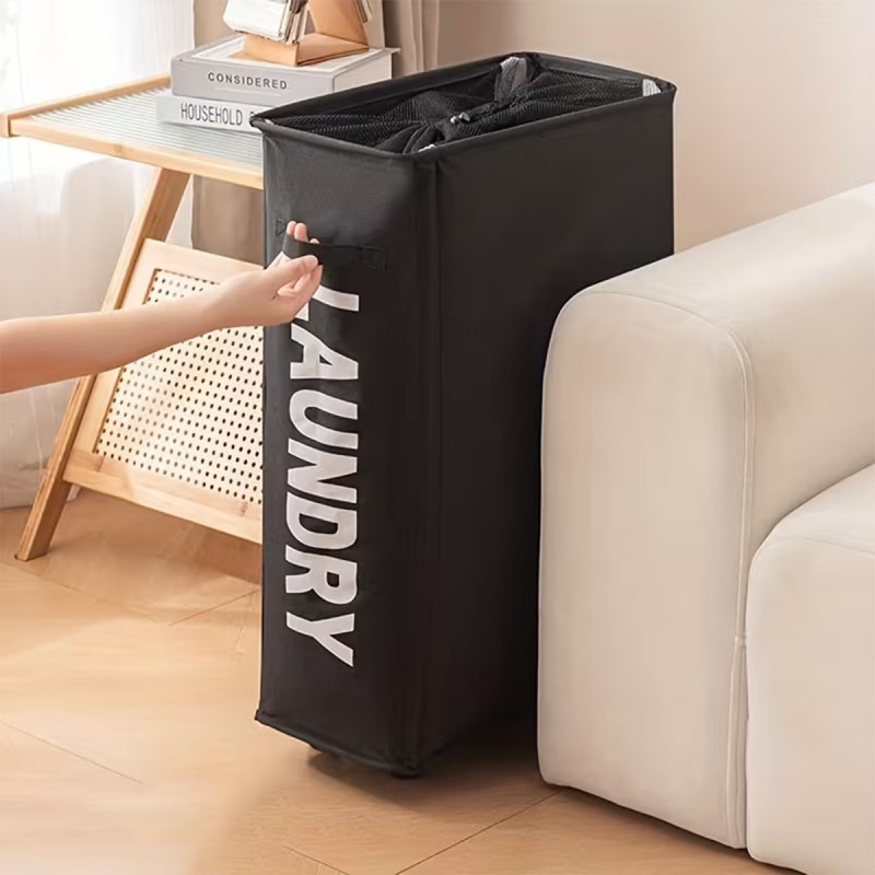 Uska korpa za veš sa točkićima