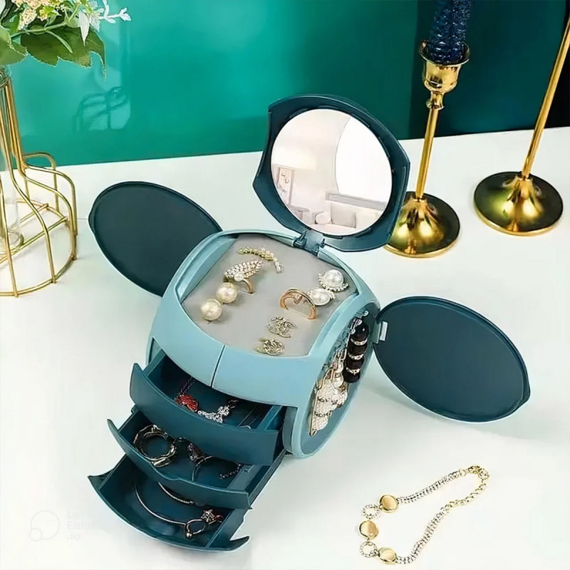 Glam Bomb - Okrugla kutija sa fiokama za nakit