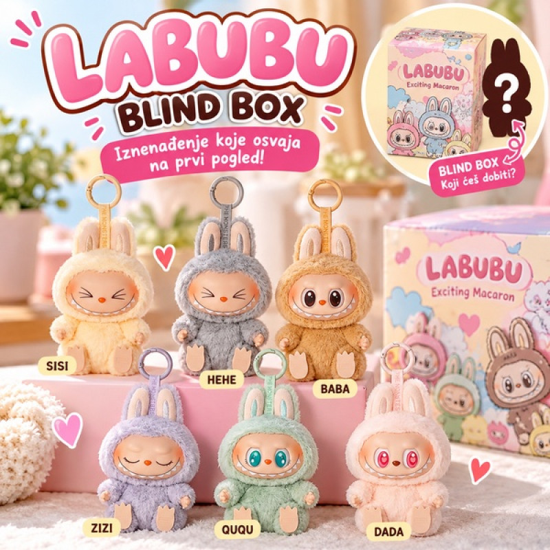 Labubu Blind Box  - Iznenađenje koje osvaja na prvi pogled