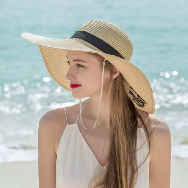 Hello Summer - Slamnati šešir sa velikim obodom