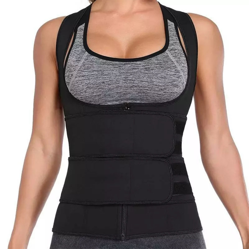 Dvostruki sauna prsluk sa podrškom za leđa