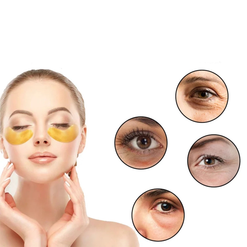24K Gold eye patches - Kolagenske maske za područje oko očiju