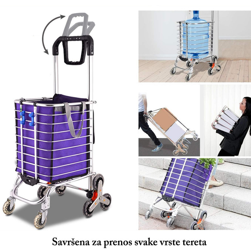 Sklopiva kolica za stepenice čelične konstrukcije