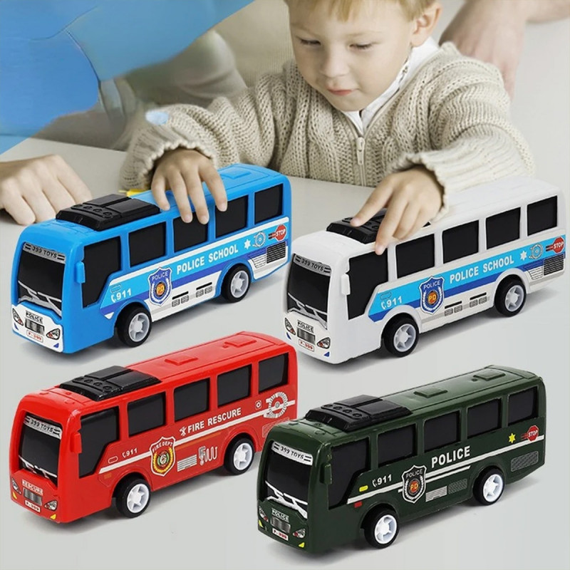 Bus Toy - Igračka mini autobus sa mehanizmom povlačenja