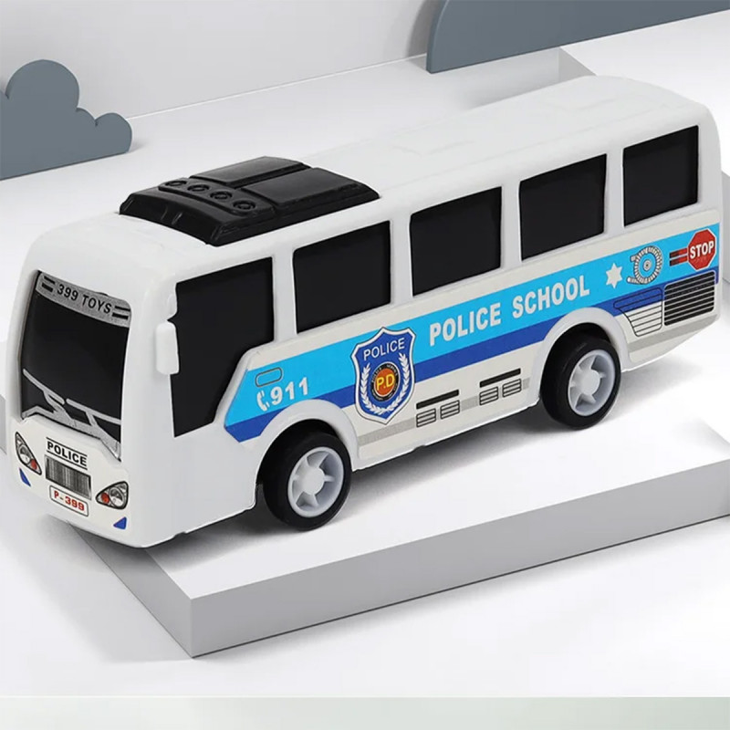 Bus Toy - Igračka mini autobus sa mehanizmom povlačenja