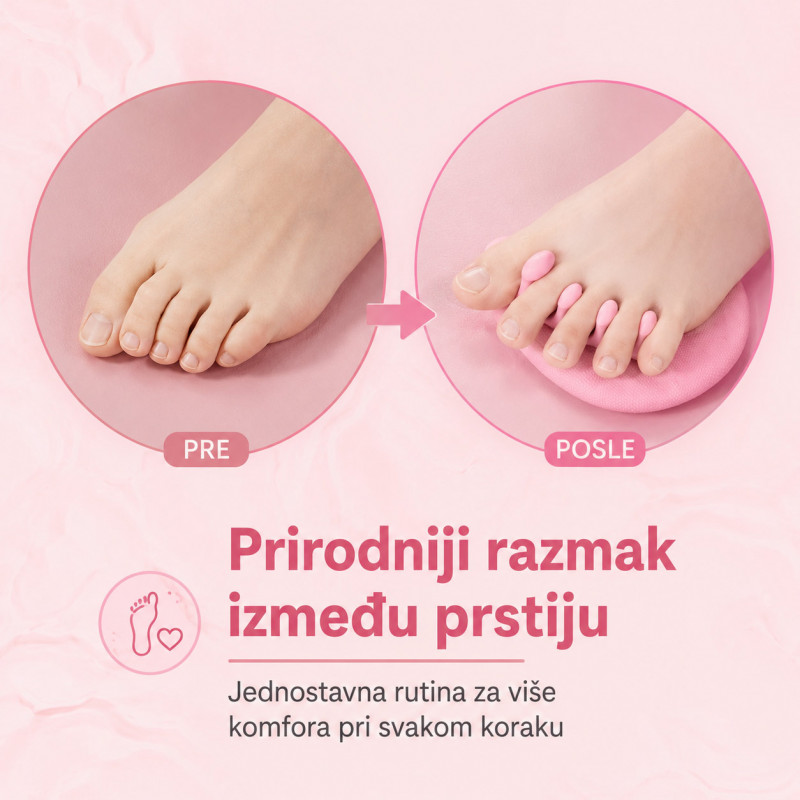 Foot Corrector – silikonski separator prstiju i masažer za umorna stopala