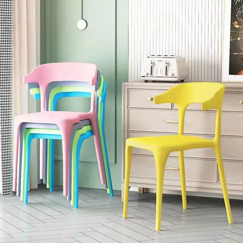 Pastelne stolice vrhunskog dizajna za trpezariju ili terasu - ŽUTA