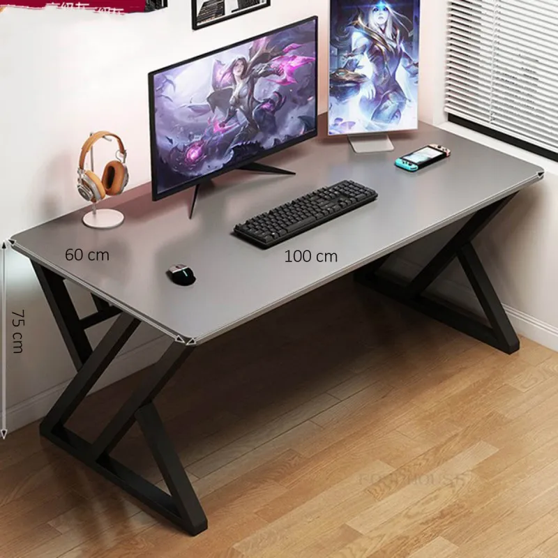 Luksuzni računarski sto za udoban rad u sivoj boji