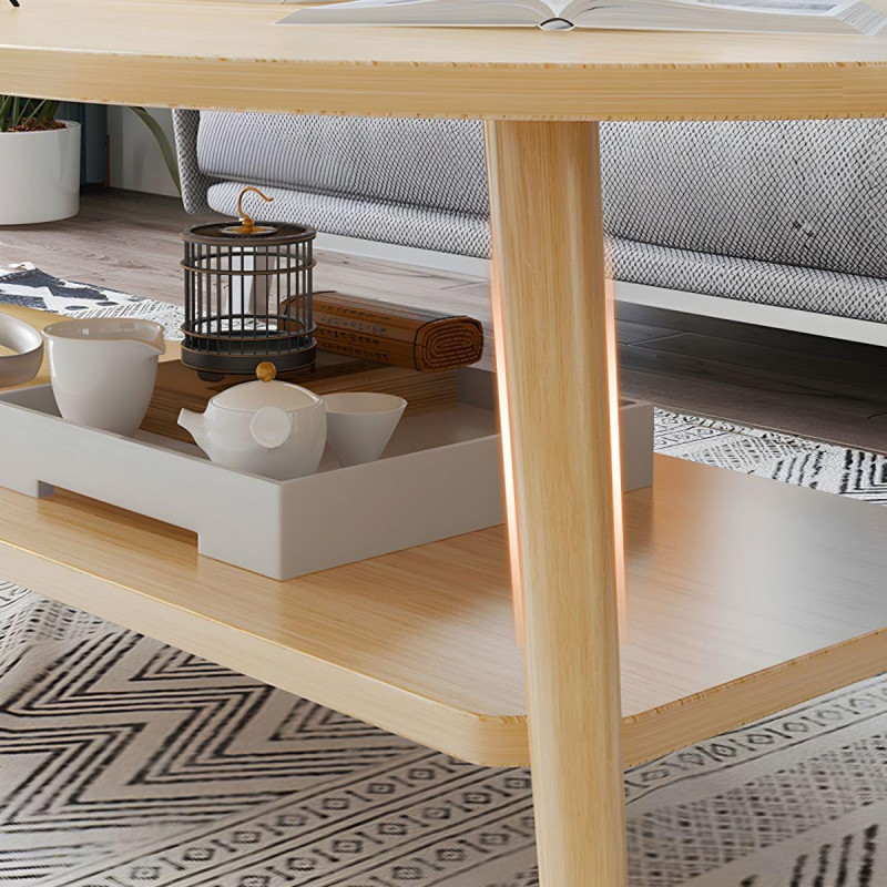 Wooden table - klub stočić za dnevni boravak