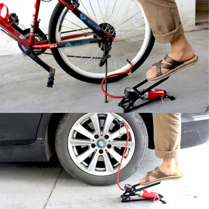 Foot Pump - Nožna pumpa za auto, motocikl i bicikl 
