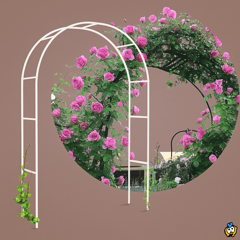 Pergola WHITE - Baštenski luk za ruže i puzavice