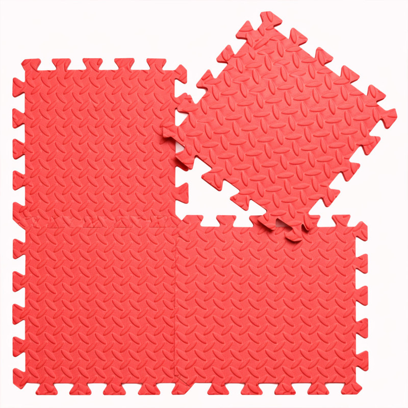 EVA kocke koralne crvene boje - mekana podna podloga