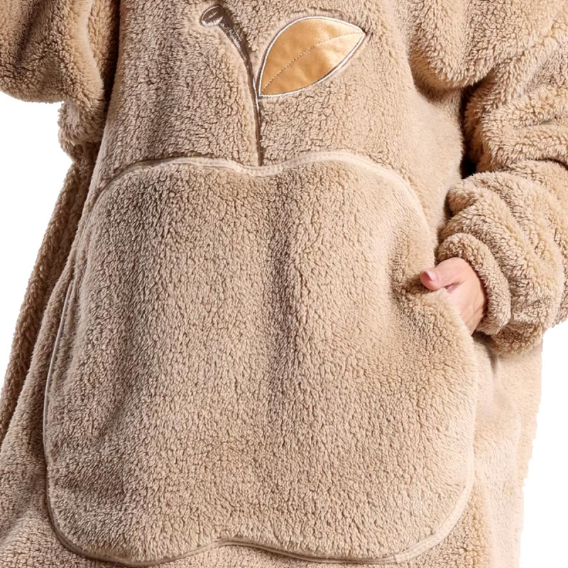 Hoodie Blanket - Toplo ćebe sa rukavima i kapuljačom