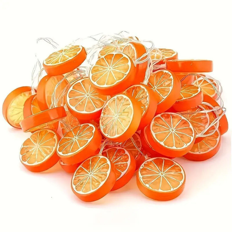 Summer LED Orange - Citrusne lampice u obliku pomorandže