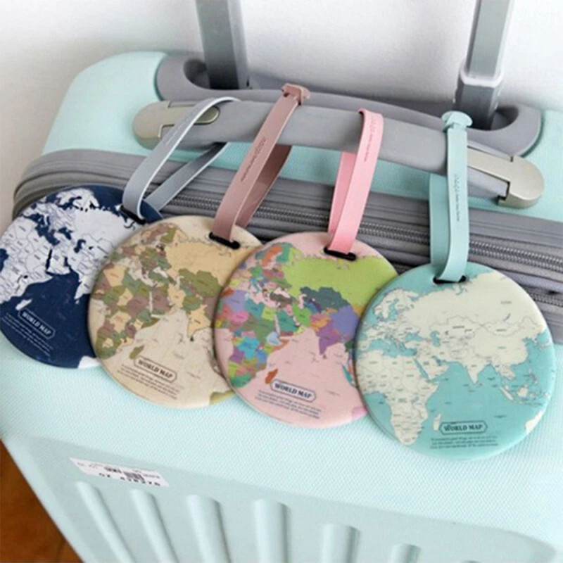 World luggage tag - Etiketa za prtljag globus dezena