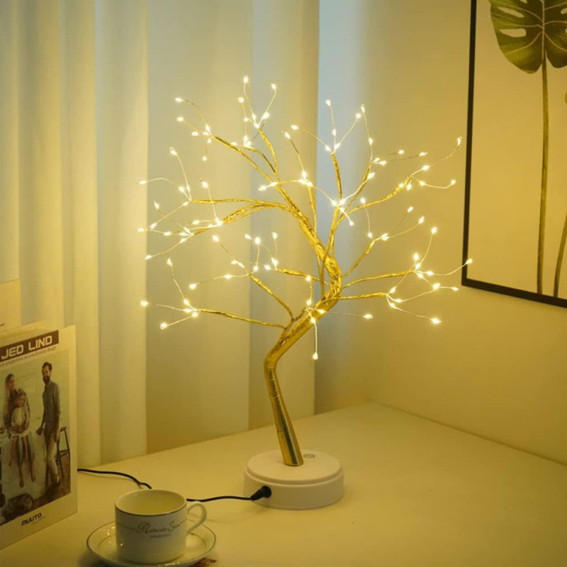 Svetlucava čarolija - dekorativno svetleće drvce sa lampicama