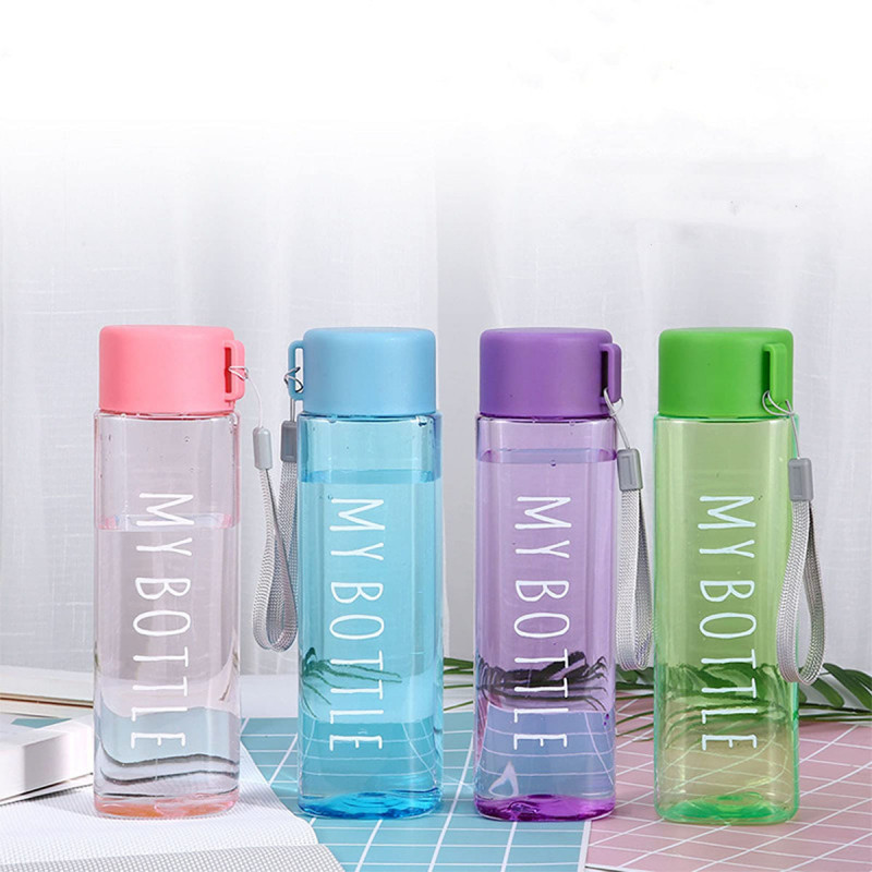 MY BOTTLE Cup - Transparentna četvrtasta flašica za vodu