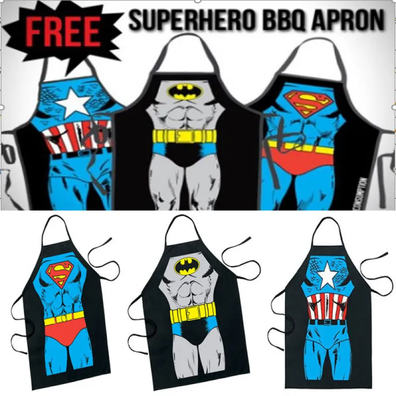 Vodootporna kecelja za muškarce - Super Heroj
