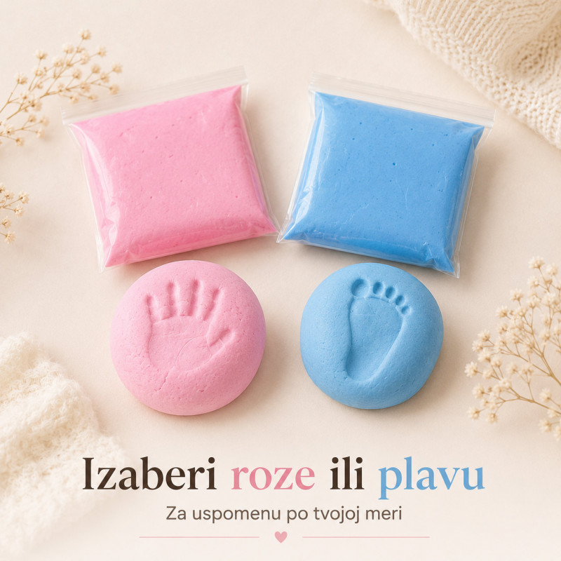 Penasta masa za otisak bebe – Baby Print uspomena