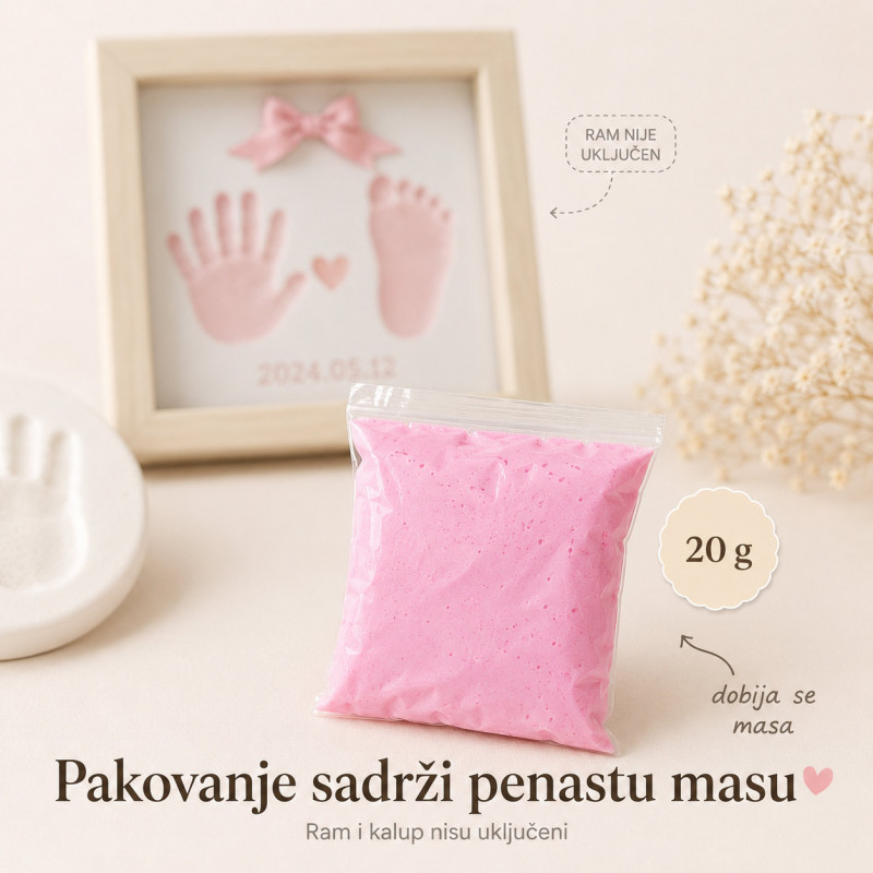Penasta masa za otisak bebe – Baby Print uspomena