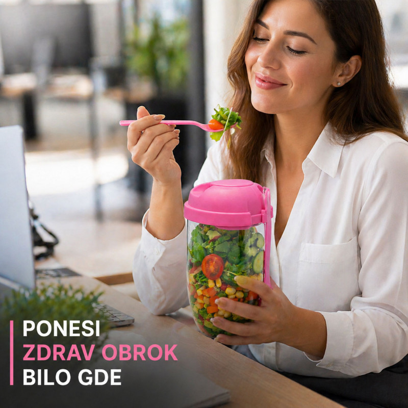 Salad Cup - Ponesi zdrav obrok bilo gde – bez prosipanja i muke