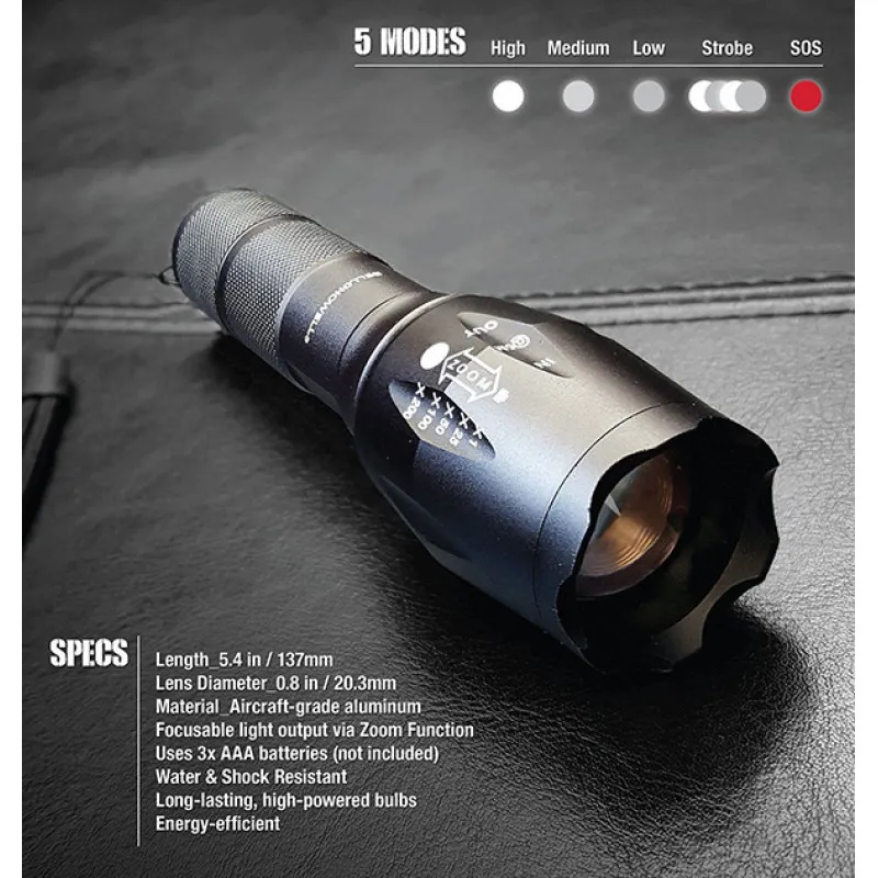 TacLight lampa - Reflektor visokih performansi