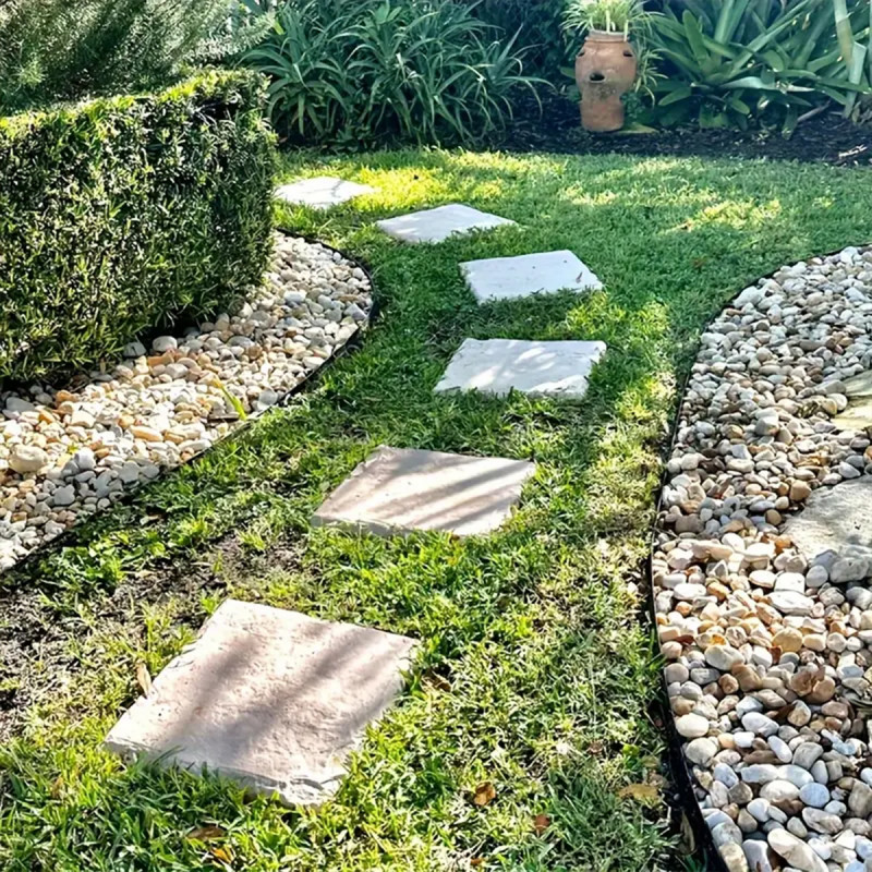 Ubodna PVC ploča za dvorište 40x40 cm - za stazu u imitaciji kamena