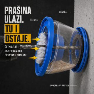 Sakupljač prašine za bušilicu – za čistije bušenje zidova