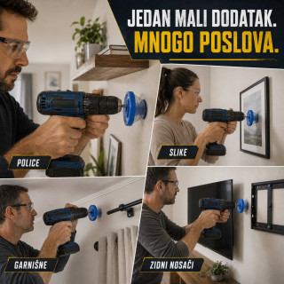 Sakupljač prašine za bušilicu – za čistije bušenje zidova