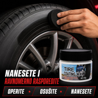 Vosak za obnovu i crni sjaj auto-guma – 100 g