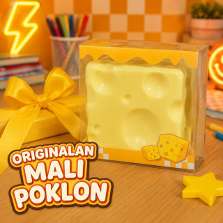 Squishy igračka u obliku sira za stiskanje – 7 cm