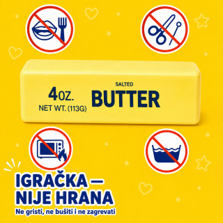 Butter Squishy – mekana igračka u obliku putera