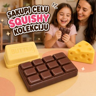 Chocolate Bar Squishy – velika mekana čokolada za stiskanje
