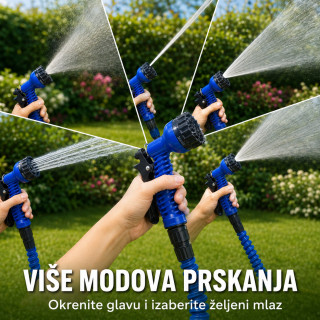 Magično rastegljivo crevo za vodu sa prskalicom 22.5m