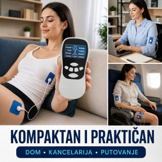 TENS EMS elektrostimulator mišića – više režima i podesiv intenzitet