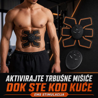 EMS stimulator trbušnih mišića sa podesivim intenzitetom