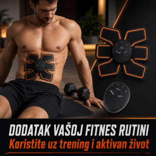 EMS stimulator trbušnih mišića sa podesivim intenzitetom